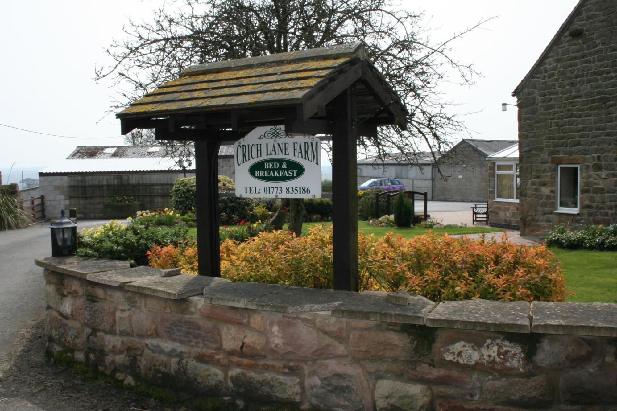 Crich Lane Farm Panzió Alfreton Kültér fotó